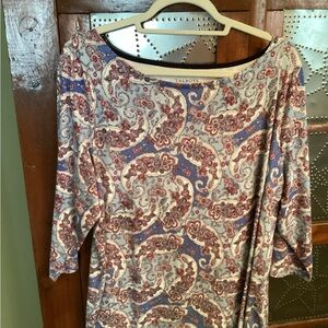 Talbots 3/4 length sleeve top
